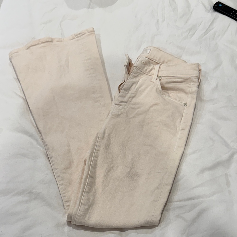 Women's Cream Jeans